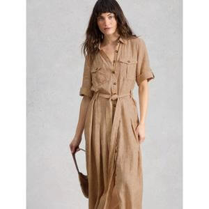 White Stuff Tiff Linen Blend Shirt